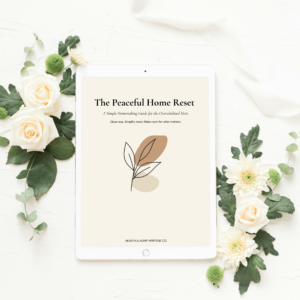 The Peaceful Home Reset EBook & Printable Workbook